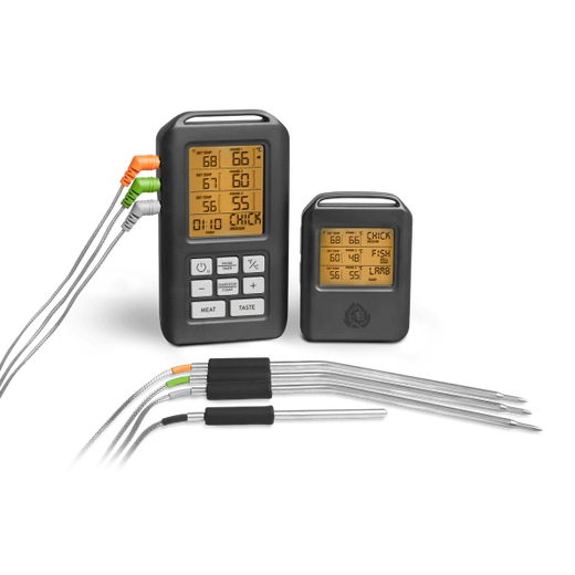 Barbecueaccessoireset met thermometer 6-delig
