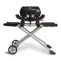 WAYNE draagbare balkongrill met 2 branders inclusief trolley