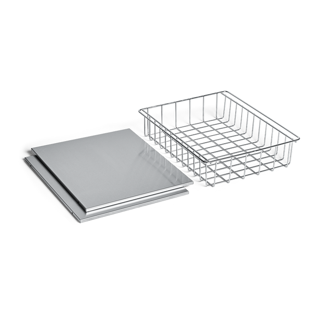 Legplank set 3-dlg. voor barbecue bijzetwagen