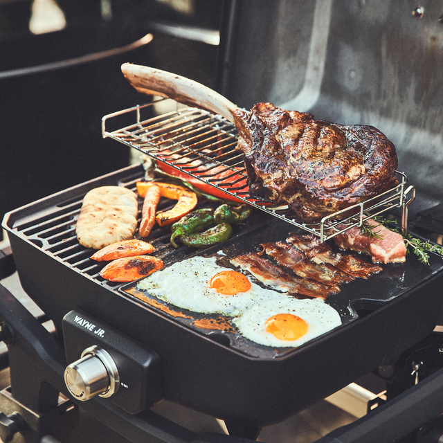 WAYNE balkonbarbecue 1-pits incl. trolley