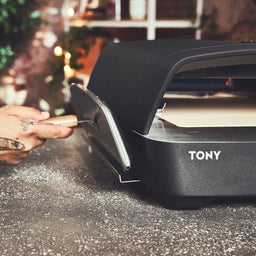 Hitteschild voor TONY gas pizzaoven