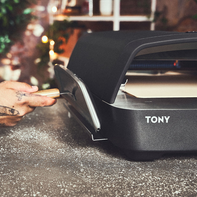 Hitteschild voor TONY gas pizzaoven